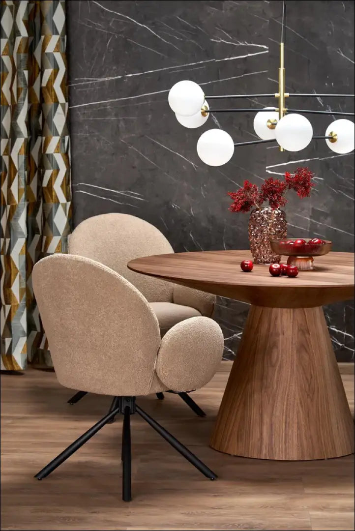 Pasukama teddy kėdė LR005 - 100-200, __label:Pristatymas 5-14 d.d., color-pilka, color-smelio, kedes-valgomojo €100