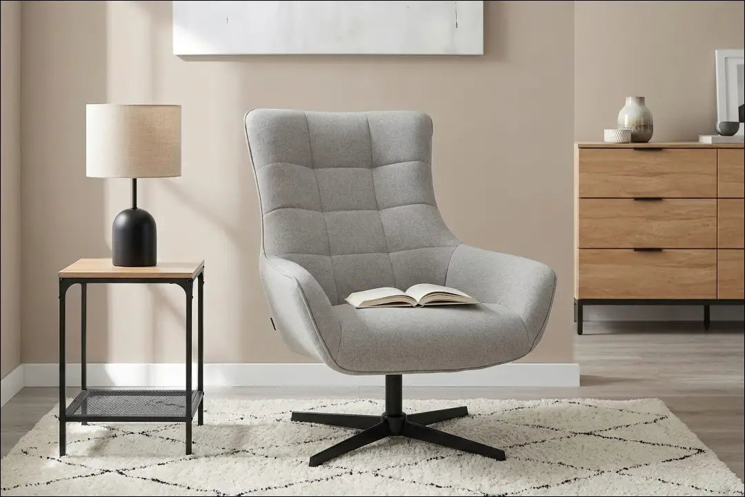 Pasukamas fotelis MI977 - €160 Save 50% 100-200, __label:Pristatymas 1-2 d.d., color-pilka, foteliai,