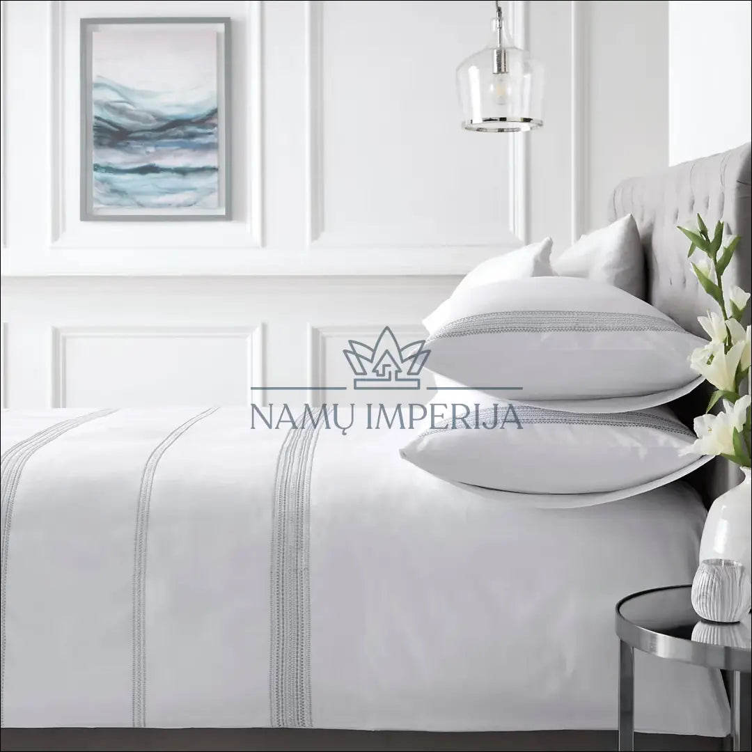 Patalynės komplektas (3 dalys) DI8903 - €25 Save 60% 25-50, __label:Pristatymas 1-2 d.d., color-balta, color-sidabrine,
