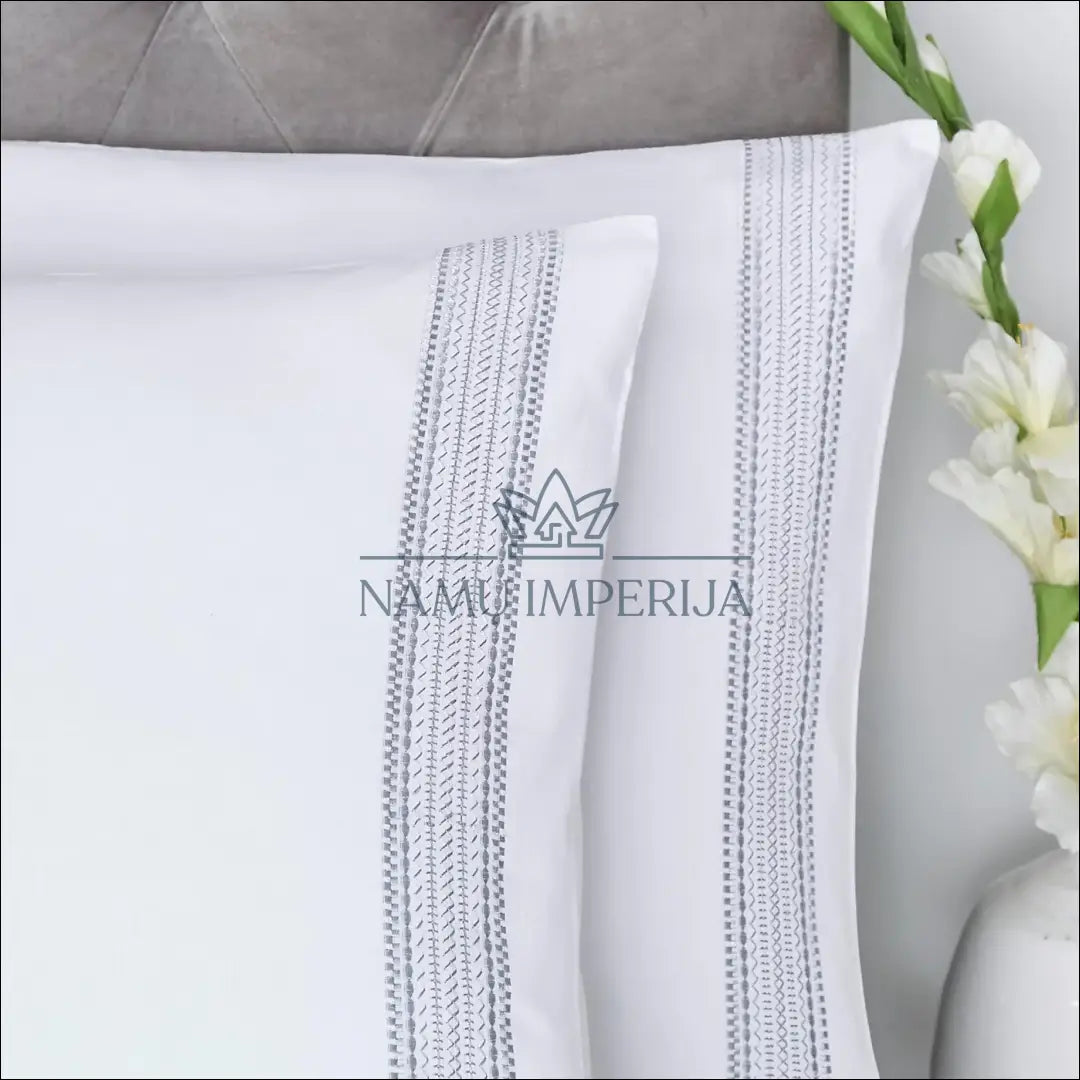 Patalynės komplektas (3 dalys) DI8903 - €25 Save 60% 25-50, __label:Pristatymas 1-2 d.d., color-balta, color-sidabrine,