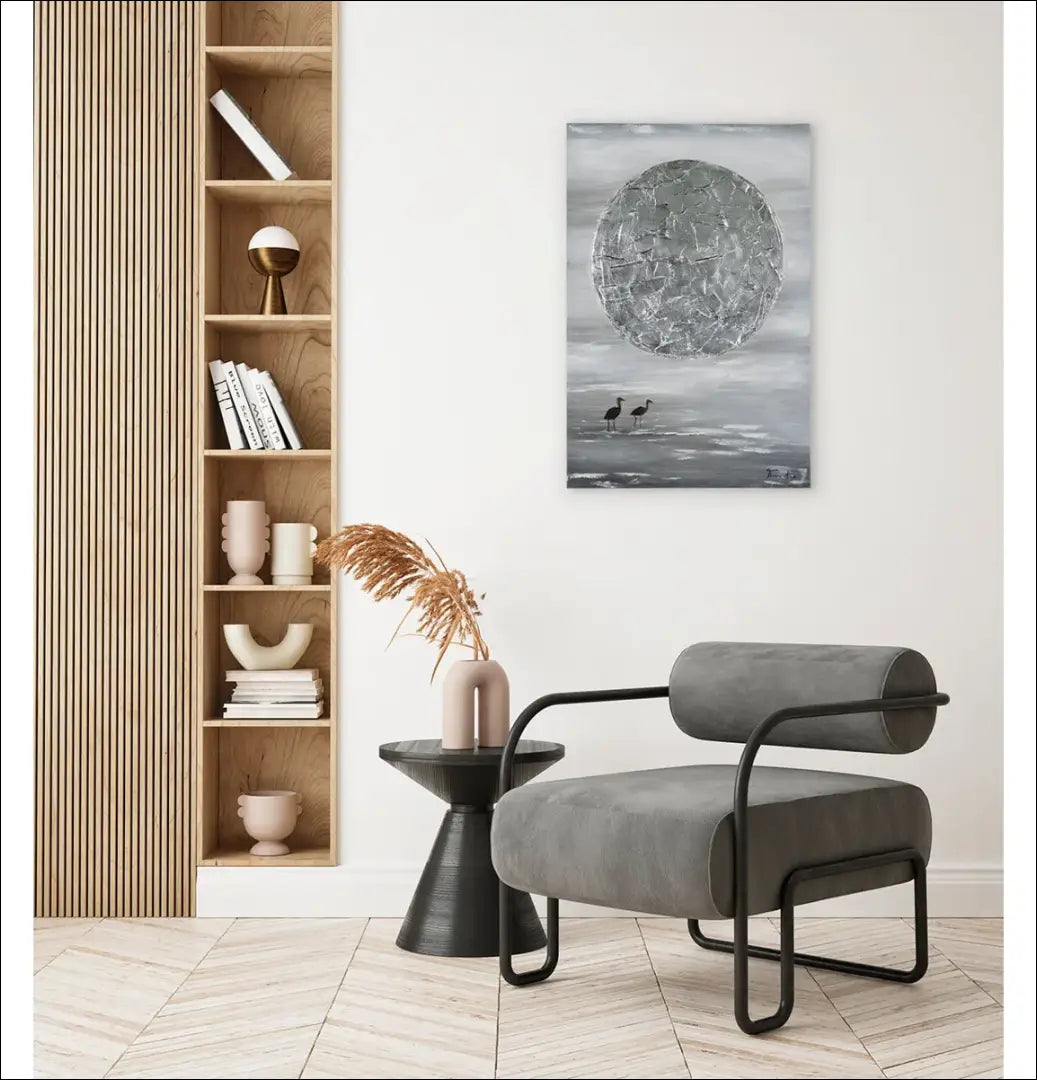 Paveikslas DI10331 - €94 Save 50% 50-100, __label:Pristatymas 1-2 d.d., color-pilka, color-sidabrine, interjeras €50