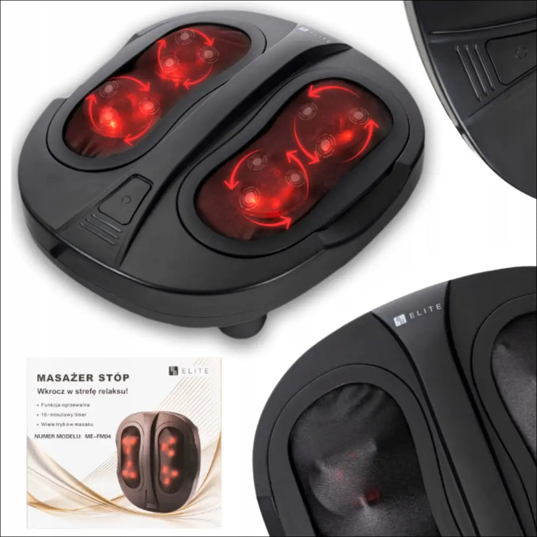 Pėdų masažuoklis su tinklelio atlošu juodos spalvos TE1114 - €43 Save 15% 25-50, __label:Pristatymas 5-14 d.d., elite,