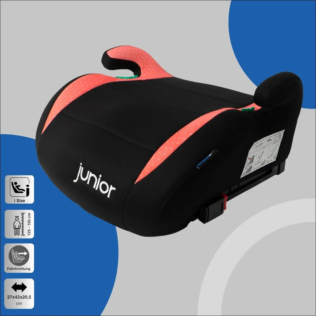 PETEX Isofix Max Plus automobilinė kėdutė SP274 - €19 Save 50% __label:Pristatymas 1-2 d.d., color-juoda, color-rozine,