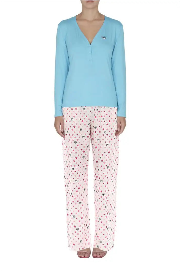 Pižama “Chiara Ferragni” DI7678 - €74 Save 65% 50-100, __label:Pristatymas 1-2 d.d., color-balta, color-marga,