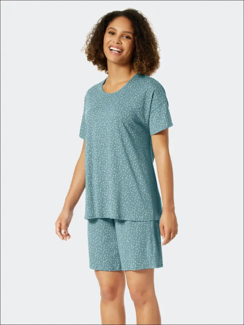 Pižama “Schiesser” DI7597 - __label:Pristatymas 1-2 d.d., color-melyna, material-medvilne, pizamos, tekstile Iki €25