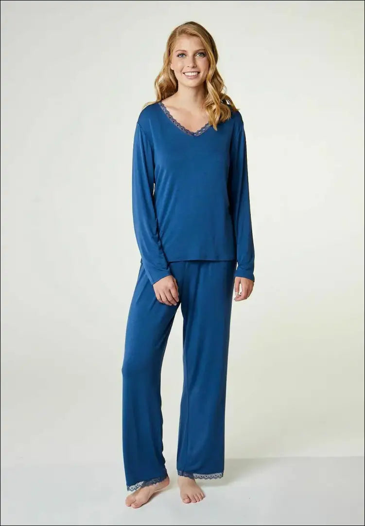 Pižamos kelnės “CCDK” DI7624 - €17 Save 65% __label:Pristatymas 1-2 d.d., color-melyna, material-elastanas,