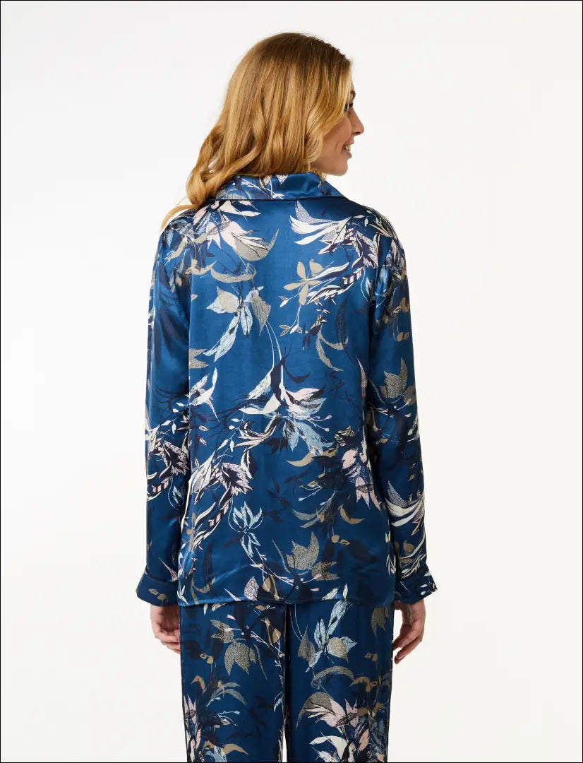 Pižamos marškiniai “CCDK’ DI7578 - __label:Pristatymas 1-2 d.d., color-melyna, material-viskoze, pizamos, tekstile Iki