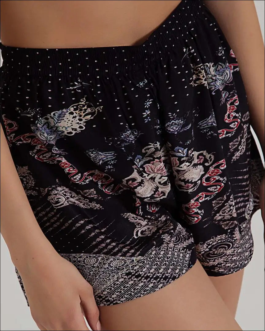 Pižamos šortai ’Inart’ DI7675 - €25 Save 65% 25-50, __label:Pristatymas 1-2 d.d., color-juoda, color-marga,