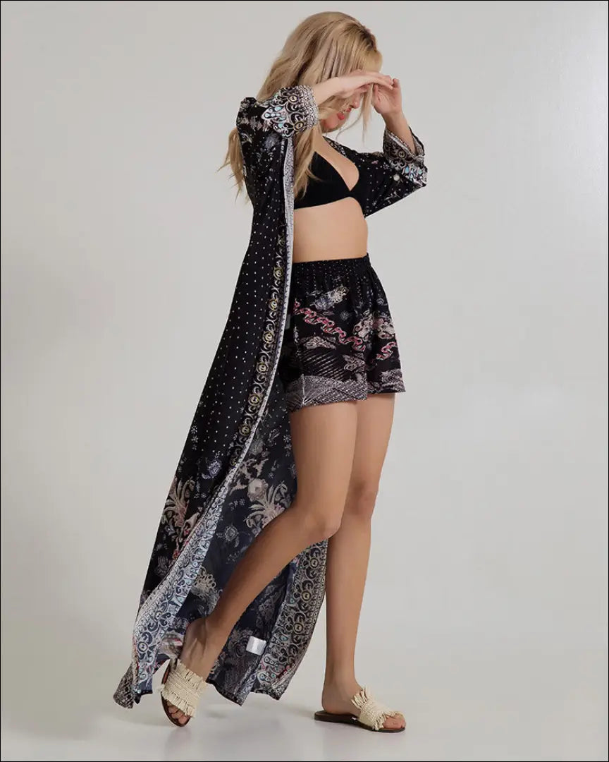 Pižamos šortai ’Inart’ DI7675 - €25 Save 65% 25-50, __label:Pristatymas 1-2 d.d., color-juoda, color-marga,