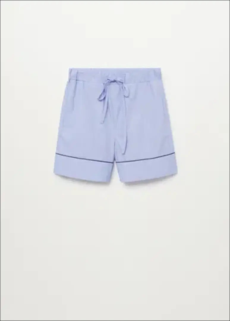 Pižamos šortai ’Mango’ DI7615 - €9 Save 65% __label:Pristatymas 1-2 d.d., color-melyna, material-medvilne, pizamos,