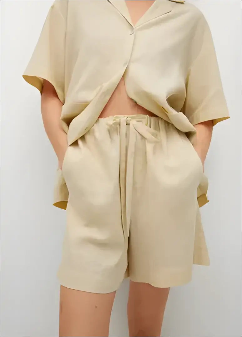 Pižamos šortai “Mango” DI7767 - €9 Save 65% __label:Pristatymas 1-2 d.d., color-smelio, material-linas,