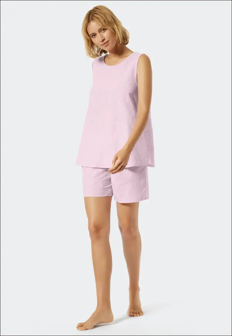 Pižamos šortai ’Schiesser’ DI7594 - __label:Pristatymas 1-2 d.d., color-violetine, material-medvilne, pizamos, tekstile