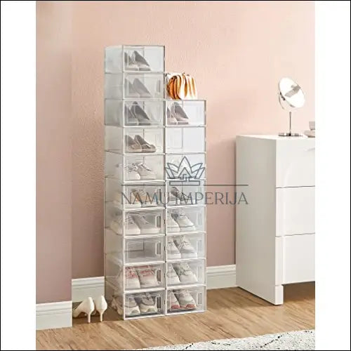 Plastikinių batų dėžučių komplektas/spintelė 18 vnt SM858 - €97 Save 40% 50-100, __label:Pristatymas 5-14 d.d.,