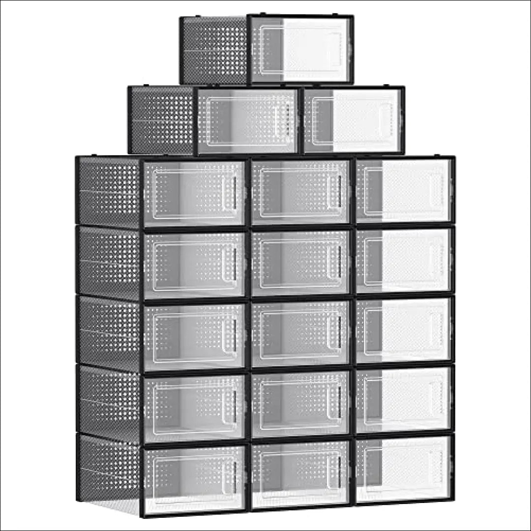 Plastikinių batų dėžučių komplektas/spintelė 18vnt SM859 - €98 Save 40% 50-100, __label:Pristatymas 5-14 d.d.,