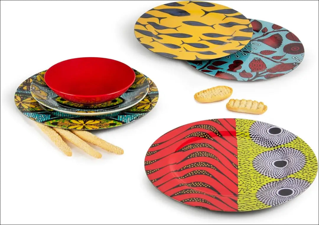 Plastikinių lėkščių komplektas (6vnt) DI9197 - €21 Save 55% __label:Pristatymas 1-2 d.d., color-marga, color-margas,