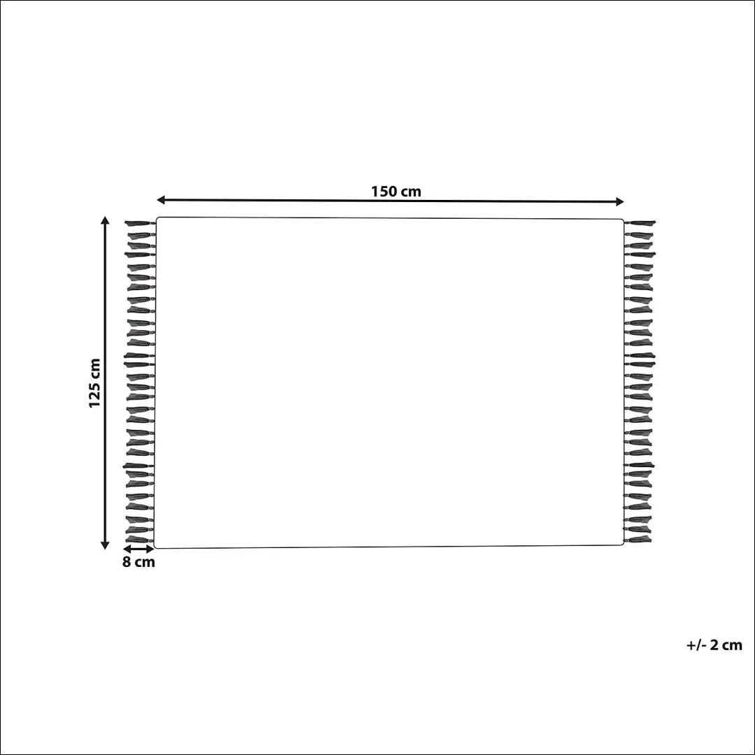 Pledas (125x150cm) DI10288 - €14 Save 70% __label:Pristatymas 1-2 d.d., color-balta, color-juoda, material-medvilne,