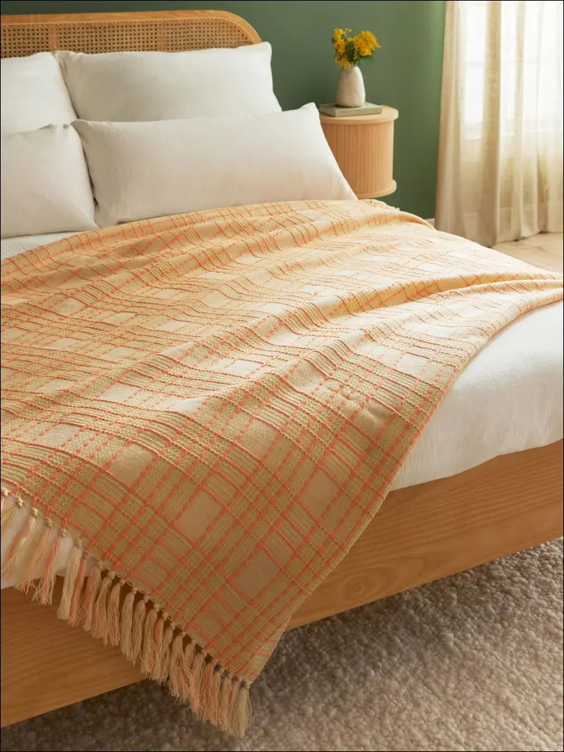 Pledas (130x170cm) DI4310 - €21 Save 70% __label:Pristatymas 1-2 d.d., color-oranzine, color-smelio, material-akrilas,