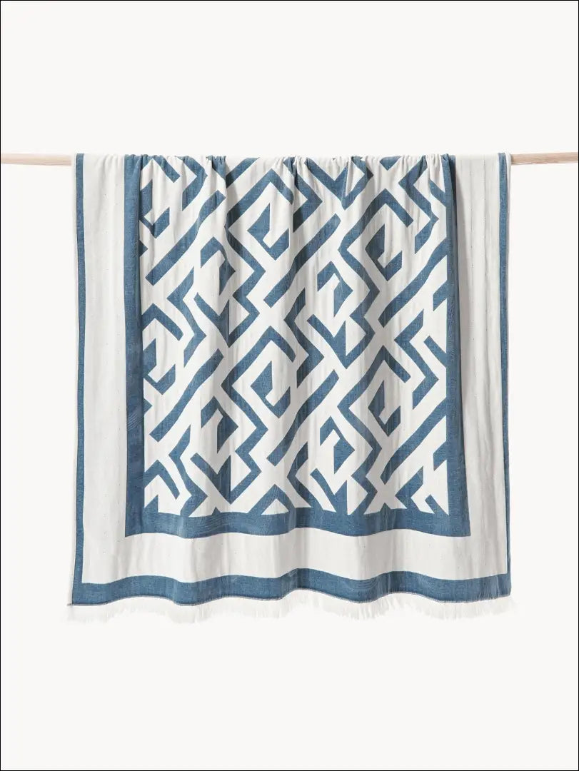 Pledas (130x170cm) DI4945 - €21 Save 70% __label:Pristatymas 1-2 d.d., color-kremas, color-melyna, material-medvilne,