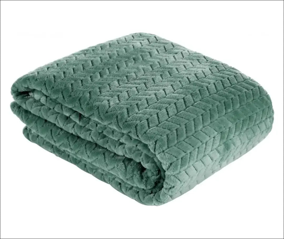 Pledas (150x200cm) DI10261 - €18 Save 70% __label:Pristatymas 1-2 d.d., color-zalia, material-poliesteris, pledai,