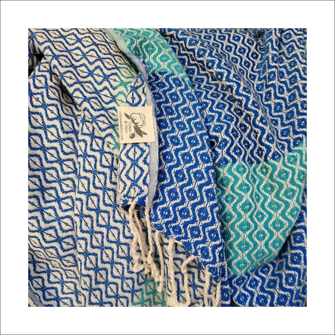 Pledas DI11774 - €28 Save 70% 25-50, __label:Pristatymas 1-2 d.d., color-melyna, color-turkis, material-medvilne €25