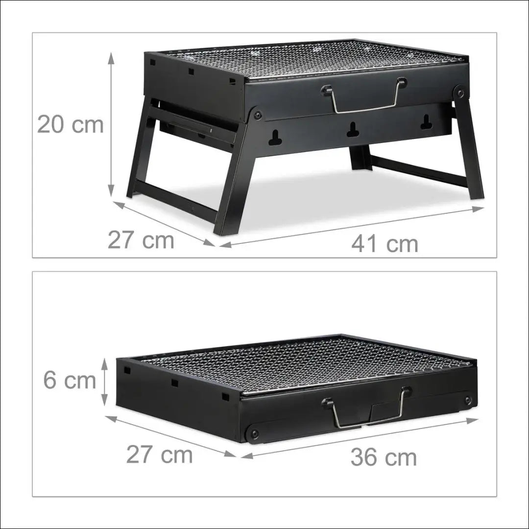 Plieninė nešiojama kepsninė DA0162 - €17 Save 50% __label:Pristatymas 1-2 d.d., lauko baldai, lauko-kita, under-25 Iki