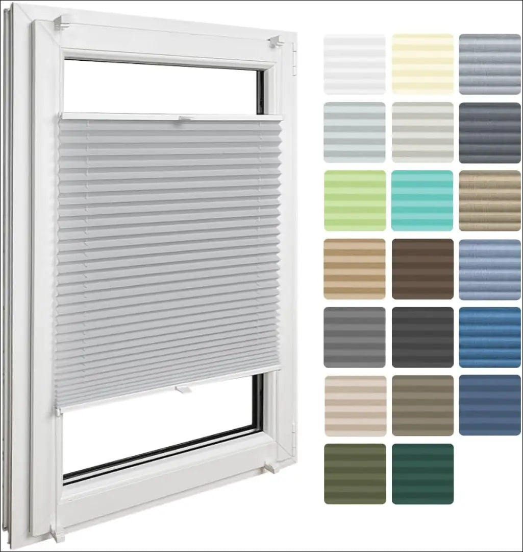 Plisuota žaliuzė DI10238 - €20 Save 50% __label:Pristatymas 1-2 d.d., color-pilka, material-plastikas,