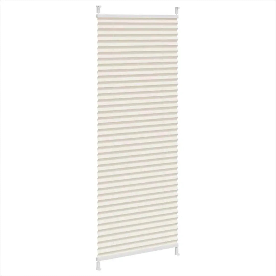 Plisuota žaliuzė DI10349 - €18 Save 50% __label:Pristatymas 1-2 d.d., color-kremas, material-poliesteris, tekstile,