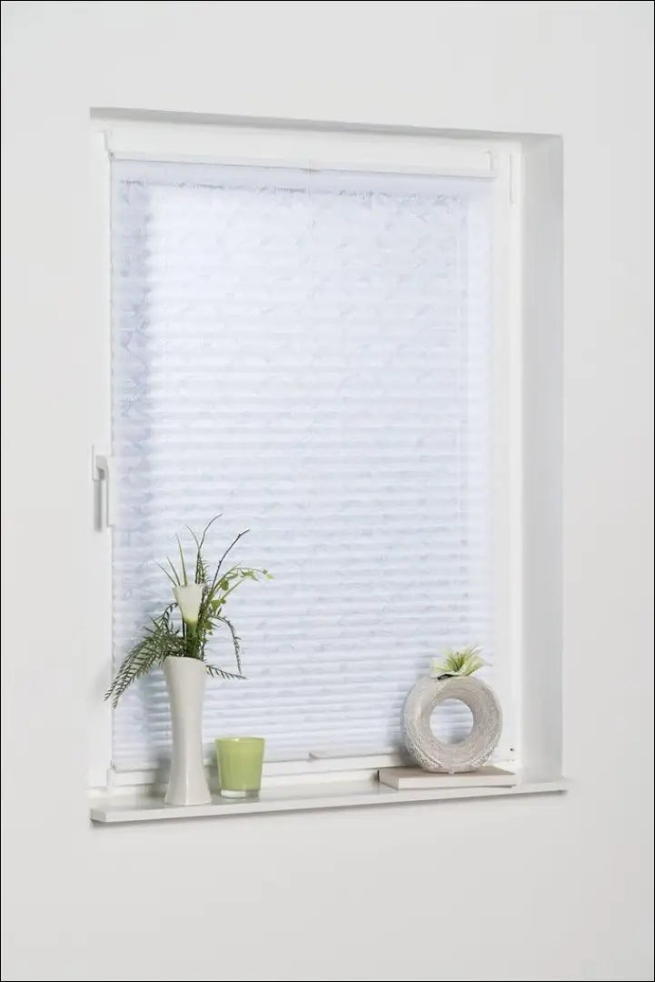 Plisuota žaliuzė DI10362 - €28 Save 50% 25-50, __label:Pristatymas 1-2 d.d., color-balta, color-melyna,