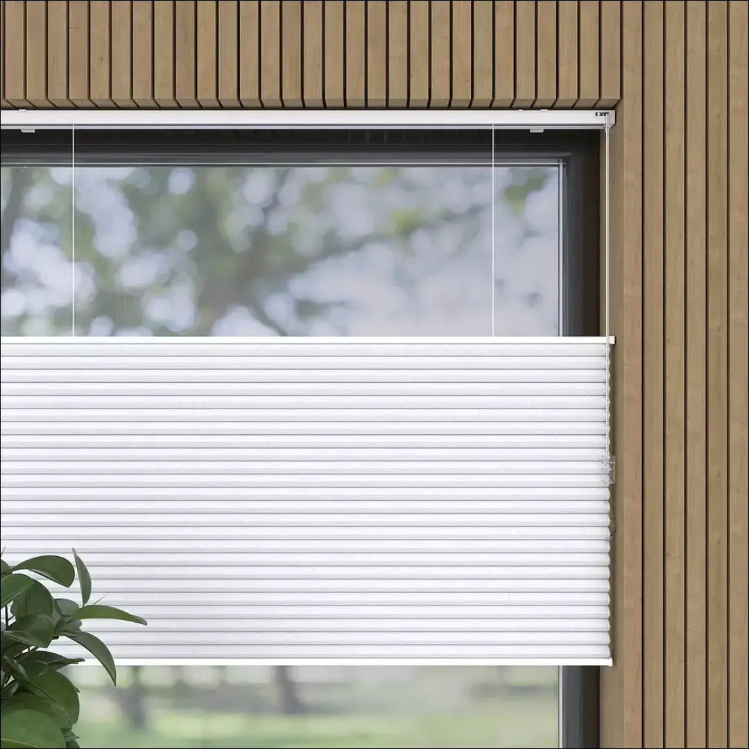 Plisuota žaliuzė DI11989 - €15 Save 50% __label:Pristatymas 1-2 d.d., color-balta, material-poliesteris, tekstile,