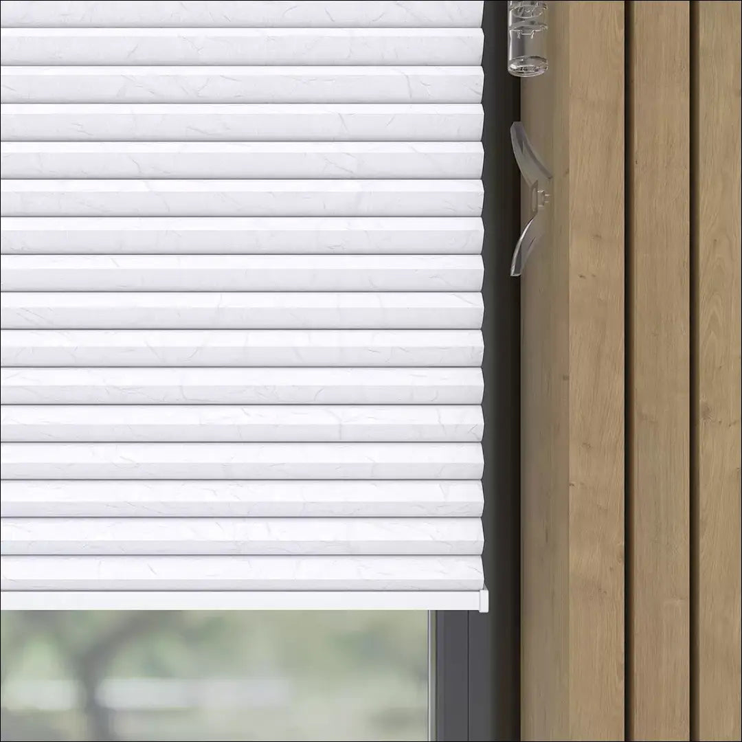 Plisuota žaliuzė DI11989 - €15 Save 50% __label:Pristatymas 1-2 d.d., color-balta, material-poliesteris, tekstile,