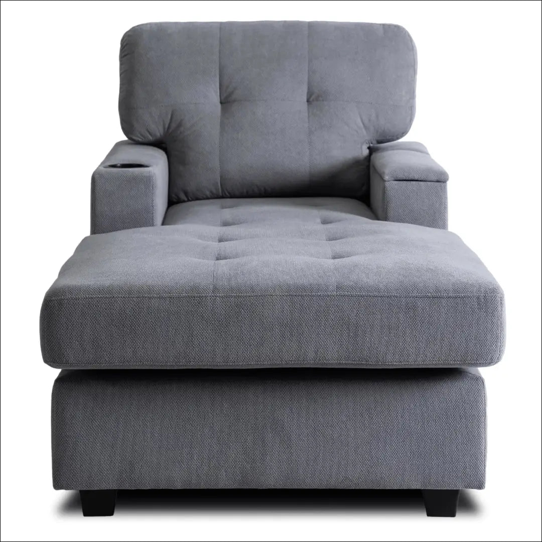 Poilsio fotelis su audiniu pilkos spalvos TE462 - €330 Save 15% __label:Pristatymas 5-14 d.d., elite, Fotele