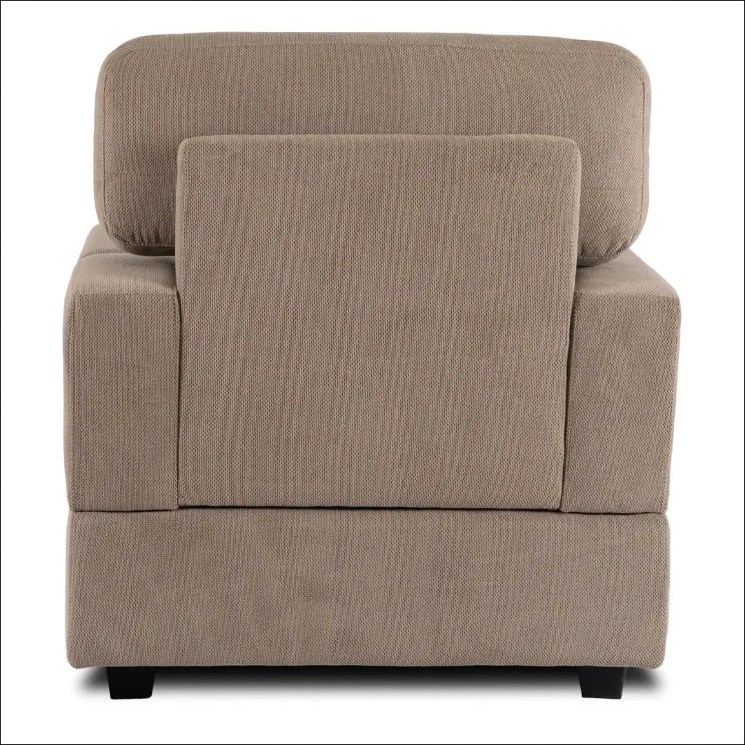 Poilsio fotelis su audiniu smėlio spalvos TE469 - €330 Save 15% __label:Pristatymas 5-14 d.d., elite, Fotele