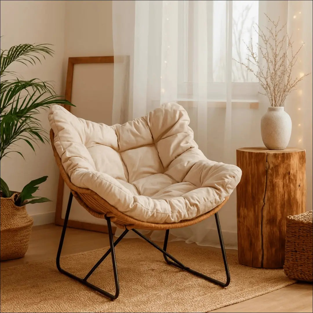 Poilsio fotelis su audiniu smėlio spalvos TE566 - €171 Save 15% 100-200, __label:Pristatymas 5-14 d.d., elite, Fotele