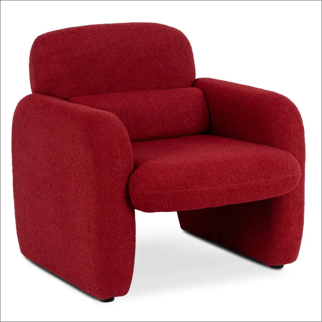 Poilsio fotelis su buklė audinio audiniu bordo spalvos TE1152 - €160 Save 15% 100-200, __label:Pristatymas 5-14 d.d.,