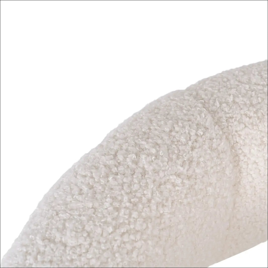Poilsio fotelis su buklė audinio audiniu kreminės spalvos / pilkos TE1035 - €137 Save 15% 100-200, __label:Pristatymas