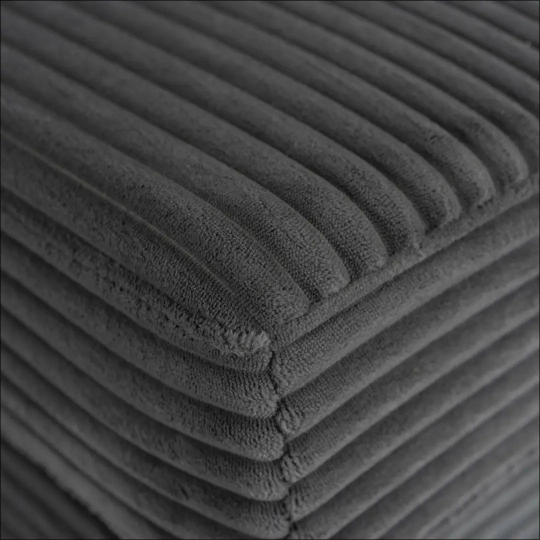 Poilsio fotelis su korduro audiniu pilkos spalvos TE515 - €330 Save 15% __label:Pristatymas 5-14 d.d., elite, Fotele