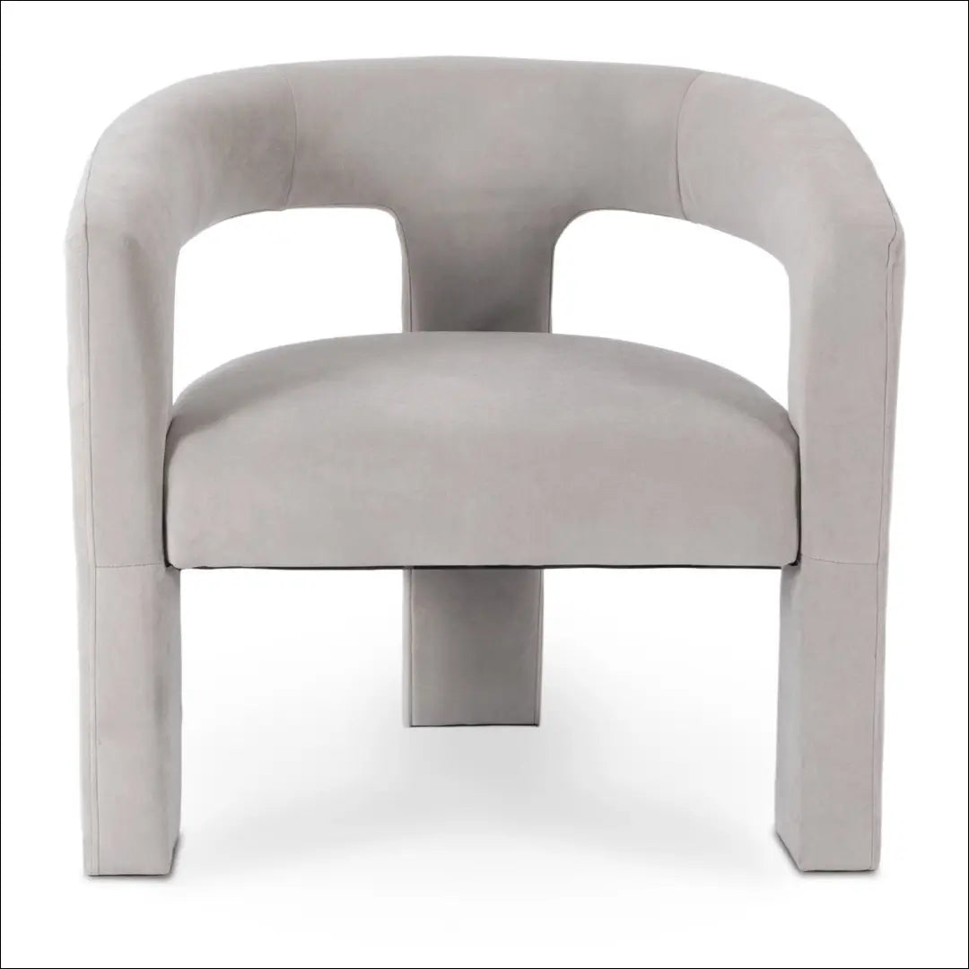 Poilsio fotelis su veliūro audiniu pilkos spalvos TE1037 - €192 Save 15% 100-200, __label:Pristatymas 5-14 d.d., elite,