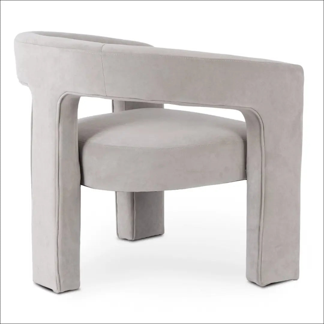 Poilsio fotelis su veliūro audiniu pilkos spalvos TE1037 - €192 Save 15% 100-200, __label:Pristatymas 5-14 d.d., elite,