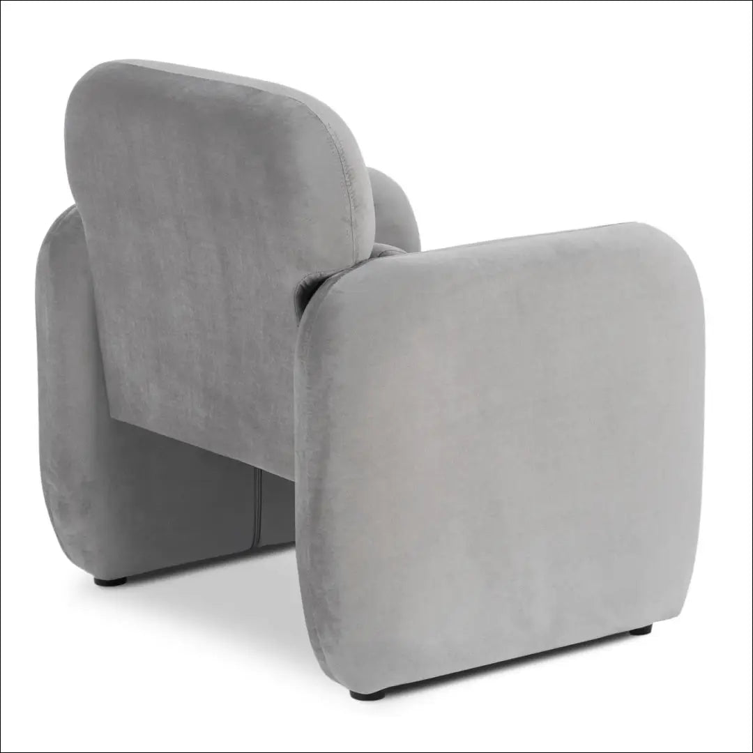 Poilsio fotelis su veliūro audiniu pilkos spalvos TE1148 - €160 Save 15% 100-200, __label:Pristatymas 5-14 d.d., elite,