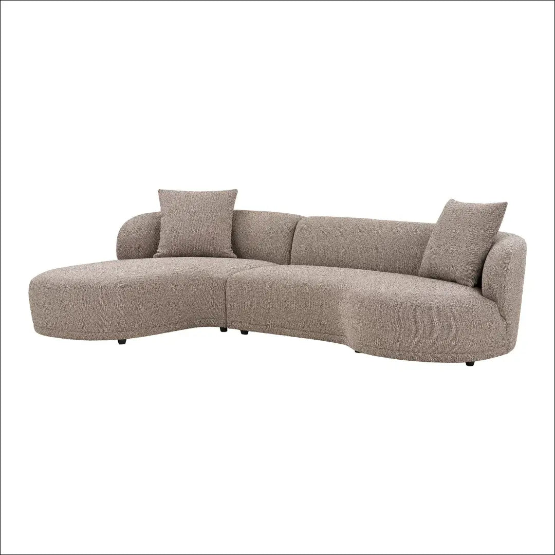 Poilsio sofa su 2 pagalvėlėmis kairėje pusėje ruda RD157 - €2,306 Save 15% __label:Pristatymas 5-14 d.d., Lounge sofas,