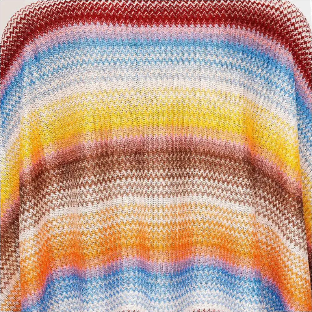 Pončas su kutais ’Missoni’ DR007 - €175 Save 50% 100-200, __label:Pristatymas 1-2 d.d., color-marga, color-margas,