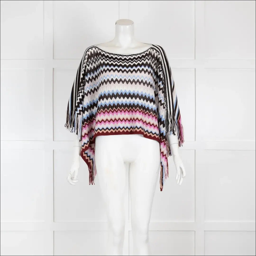 Pončas su kutais ’Missoni’ DR009 - €92 Save 50% 50-100, __label:Pristatymas 1-2 d.d., color-marga, color-margas,