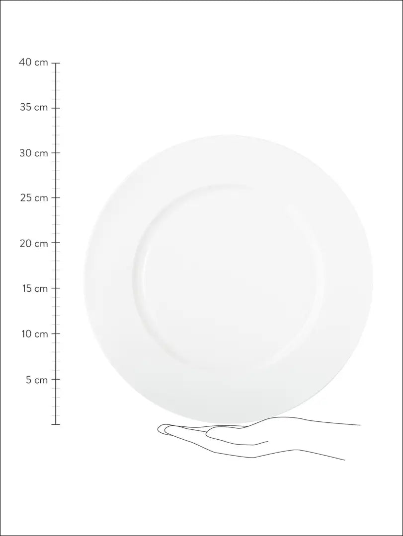 Porcelianinė lėkštė DI4871 - €9 Save 70% __label:Pristatymas 1-2 d.d., color-balta, indai, interjeras, lekstes Iki €25