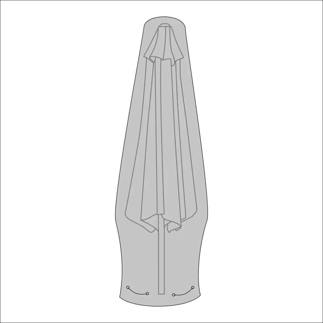 Prabangus turgaus skėčio uždangalas 210 g/m2 600D poliesteris dengtas PU atsparus vandeniui juodas RD1131 - €46 Save