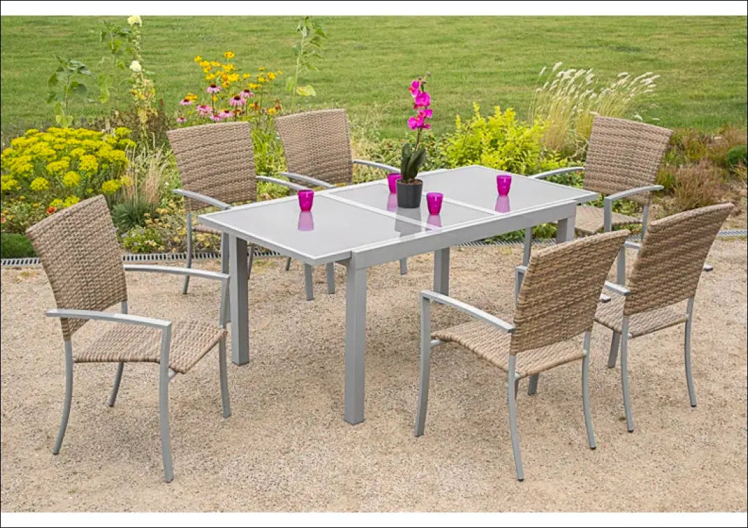 Prailginamas lauko stalas LI698 - €315 Save 50% __label:Pristatymas 1-2 d.d., color-pilka, baldai, lauko-stalai,