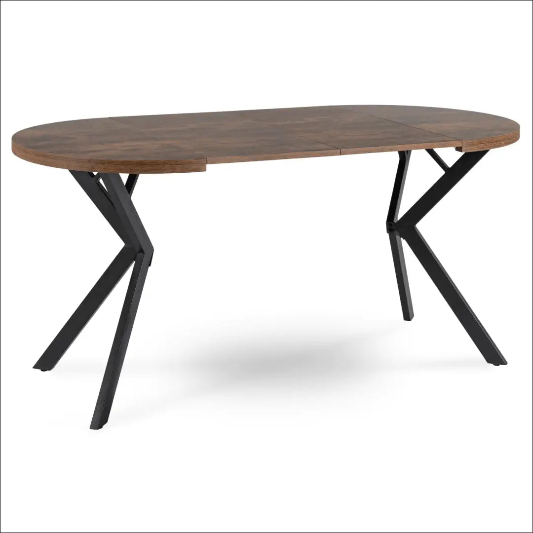 Prailginamas stalas iš laminuotos medžio drožlių plokštės juodos spalvos / ąžuolo 80-160 cm TE525 - €319 Save 15%