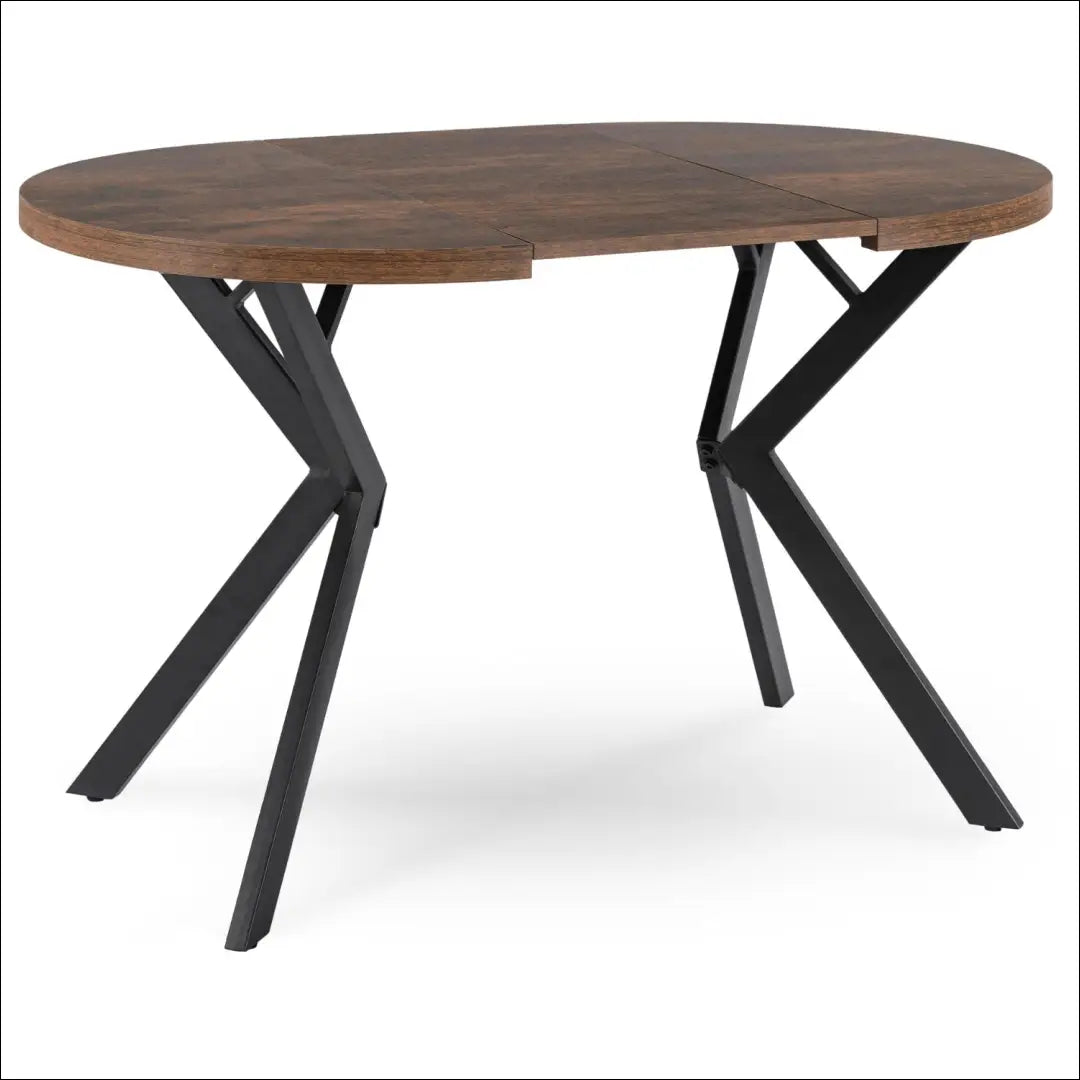 Prailginamas stalas iš laminuotos medžio drožlių plokštės juodos spalvos / ąžuolo 80-160 cm TE525 - €319 Save 15%