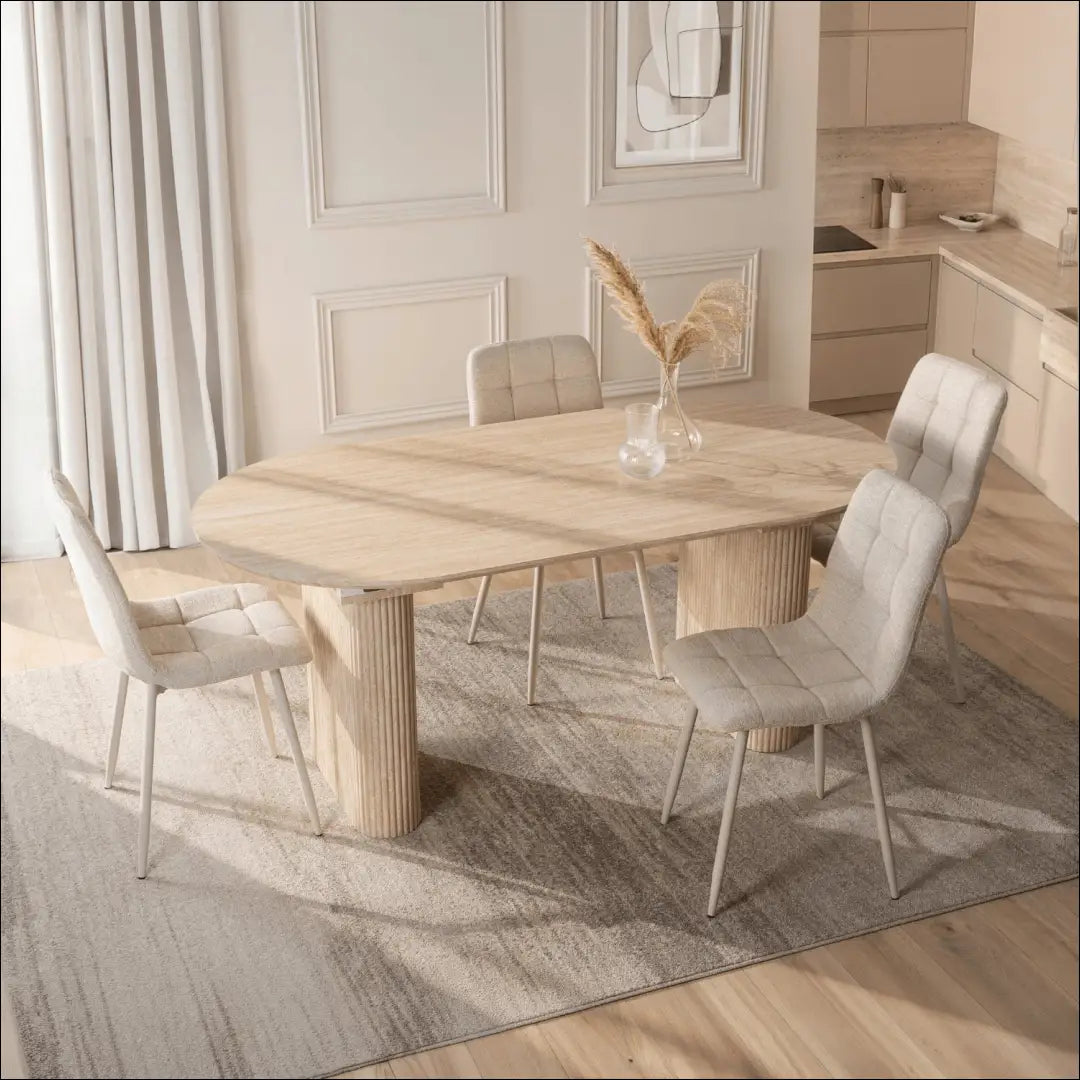 Prailginamas stalas iš MDF 180-220 cm TE1124 - €507 Save 15% __label:Pristatymas 5-14 d.d., elite, over-200, Stoły,