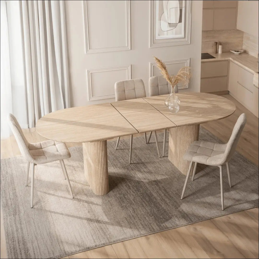 Prailginamas stalas iš MDF 180-220 cm TE1124 - €507 Save 15% __label:Pristatymas 5-14 d.d., elite, over-200, Stoły,
