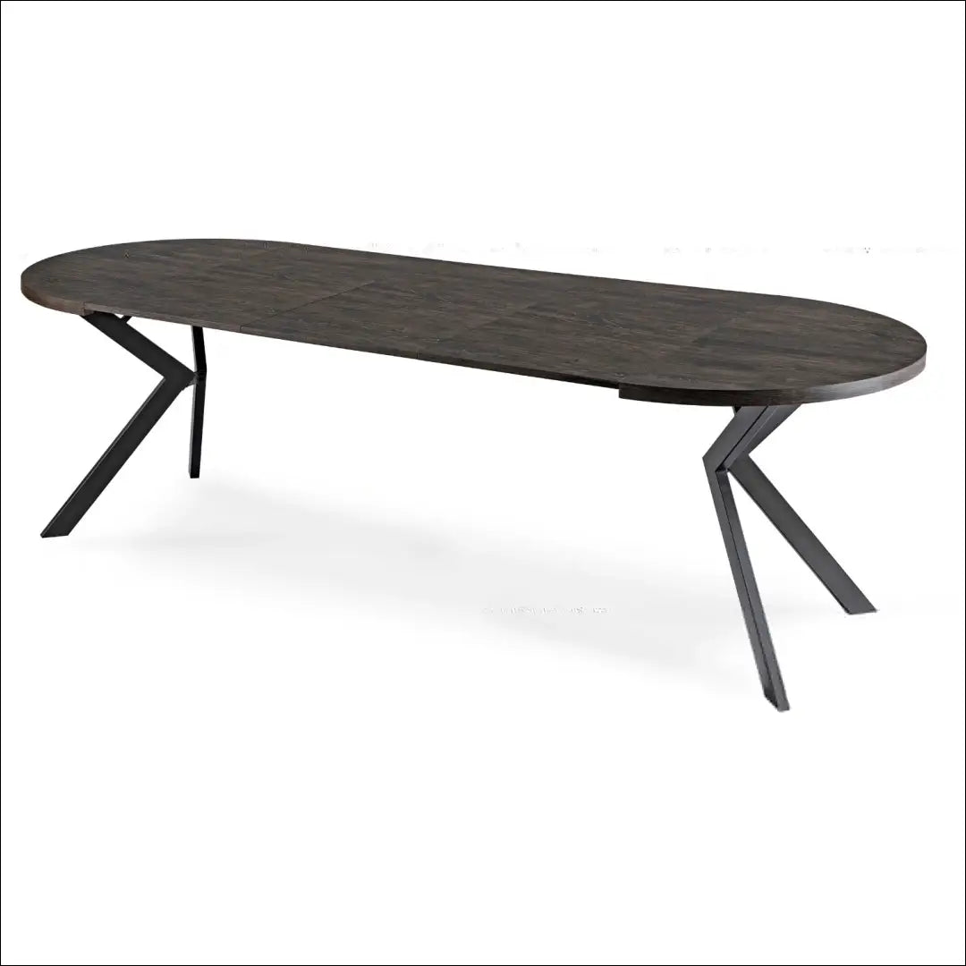 Prailginamas stalas iš MDF juodos spalvos 100-250 cm TE218 - €376 Save 15% __label:Pristatymas 5-14 d.d., elite,